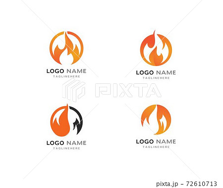 Fire flame Logo Template 72610713