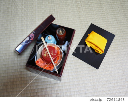 裏千家 和敬点前の道具組の写真素材 [72611843] - PIXTA