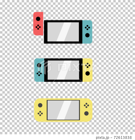 Game machine 3 pattern illustration material Game machine 3 pattern illustration material 72613838