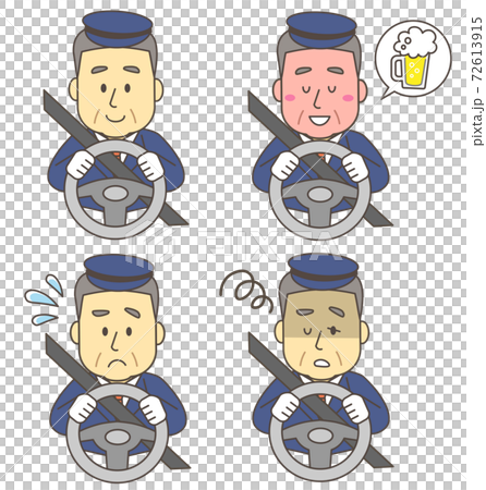 運転手・シニア・男性 72613915