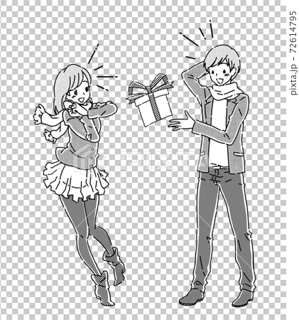 男の子から女の子へ愛の告白 プレゼント 72614795