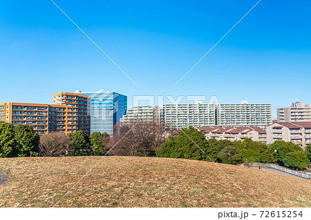 丘の公園から見渡す住宅街 丘の公園から見渡す住宅街 72615254