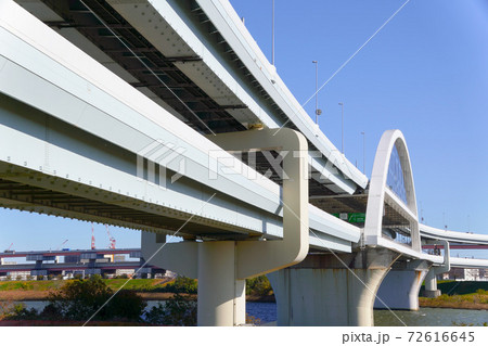 首都高 中央環状線 五色桜大橋 江北ジャンクション 72616645