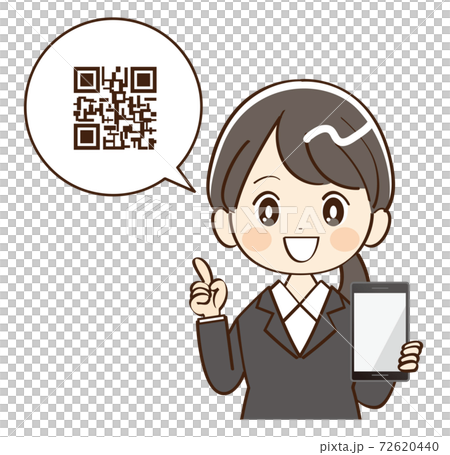 女士套裝QR碼智能手機 72620440