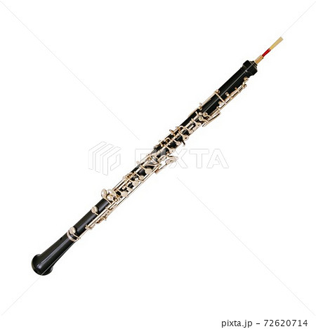 oboe shot on white background 72620714