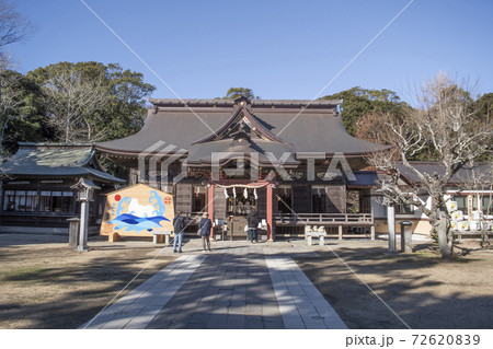 大洗磯前神社　おおあらいいそさきじんじゃ　神社　大洗町　茨城県　関東　建築　快晴 72620839