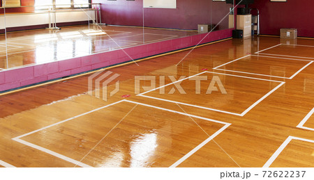 Boxes taped on to dance floor for social distancing Boxes taped on to dance floor for social distancing 72622237