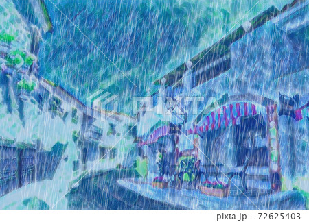 志摩地中海村に雨 志摩地中海村に雨 72625403