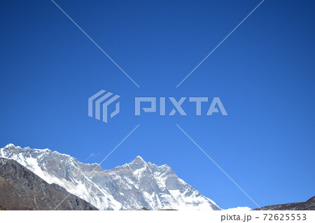 ネパール　エベレスト街道の景色 72625553