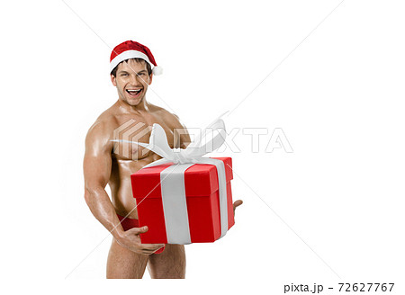 happy fitness sexy Santa Claus 72627767