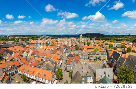 Panoramic view of Goslar, Germany 72629259