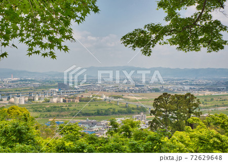 【京都府】5月・新緑時期の石清水八幡宮《男山展望台》 72629648