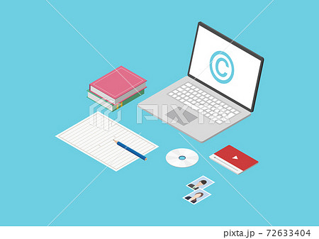 著作権・知的財産権・商標権・コピーライト 72633404