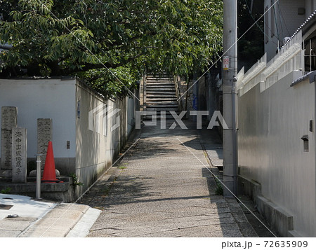 奥に石段の見える風景 72635909