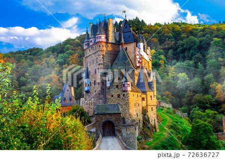 Burg Eltz - one of the most beautiful castles of Europe. Germany 72636727