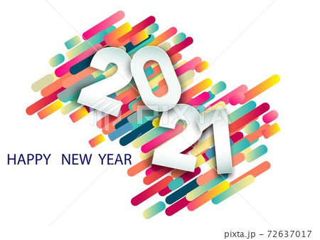 2021 happy new year.Paper cut 2021 word for new year festival.card,happy,Vector concept luxury designs and new year celebration. 72637017