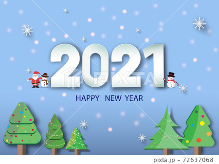 2021 happy new year.Paper cut 2021 word for new year festival.card,happy,Vector concept luxury designs and new year celebration. 72637068