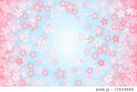 桜の背景イラスト 花びら サクラ 春 イラスト素材のイラスト素材