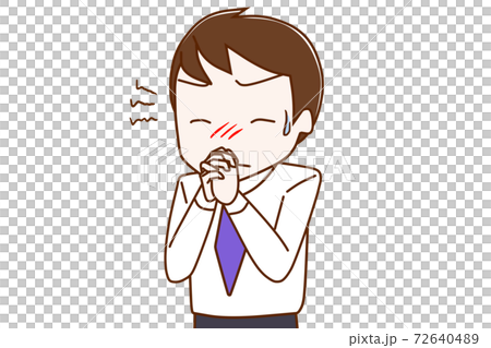 A man who prays at the request of God when he is in pain 72640489