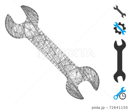 Net Wrench Vector Mesh 72641150