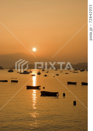 1 Jan 2006 stunning sunset at Tai Mei Tuk, Tai Po, NT 72642055