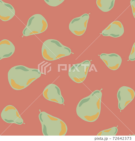 Seamless random pattern with pale blue pearl elements. Pink background. Food backdrop. 72642373