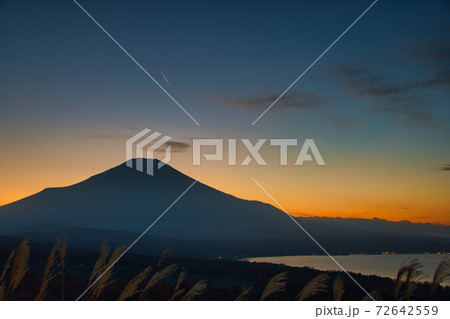 山中湖パノラマ台からの富士山の絶景 72642559
