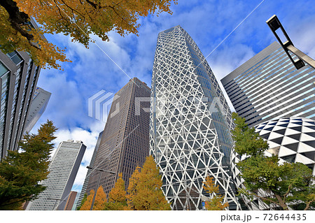 東京散歩　秋の西新宿　新宿駅西口付近 72644435