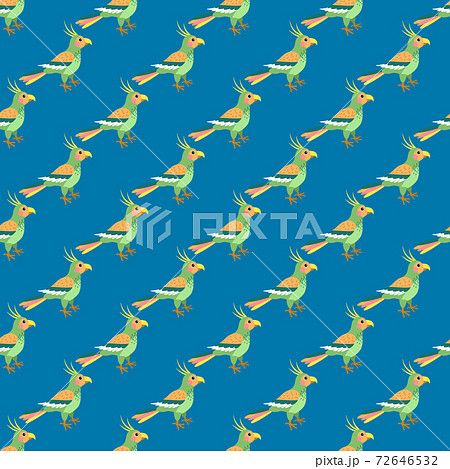 Summer seamless pattern with parrots 72646532
