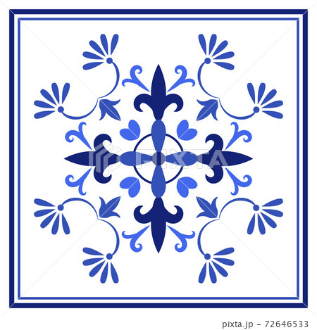 Azulejos portuguese traditional ornamental tile 72646533