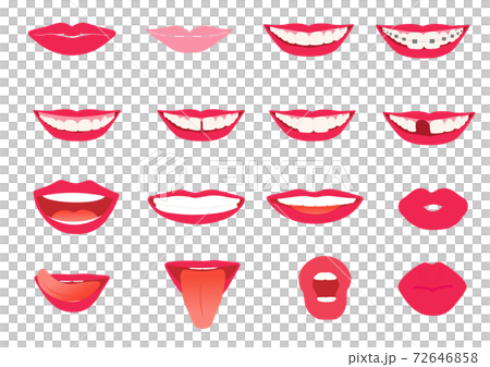 Mouth / lip shape 72646858