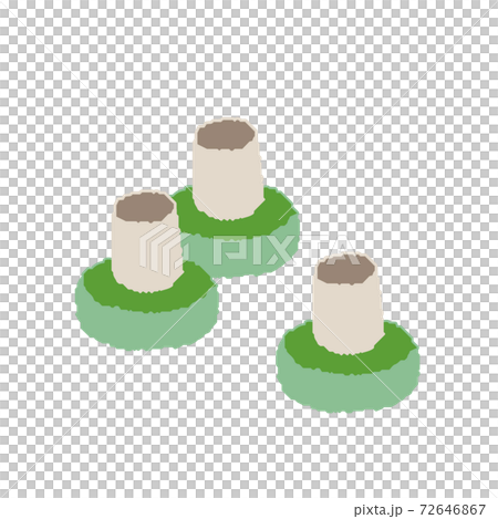 お灸　手描きイラスト 72646867