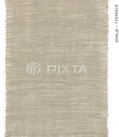 麻の布のテクスチャ ナチュラルな背景素材 72646929