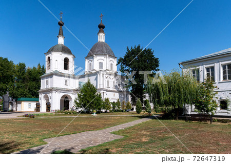 Old Starocherkassk Efremovsky monastery on summer day Old Starocherkassk Efremovsky monastery on summer day 72647319