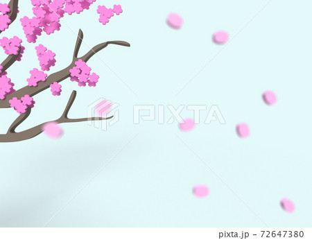 桜の背景素材 72647380