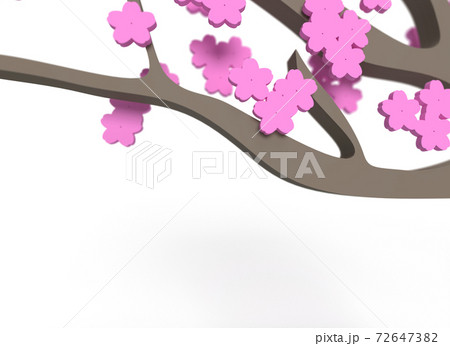 桜の背景素材 72647382