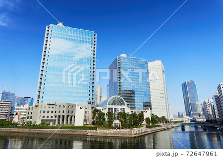 芝浦運河沿いのオフィス街 芝浦運河沿いのオフィス街 72647961