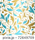 Vintage greeting card design. Luxury vector ornament template. Great for invitation, flyer, menu, brochure, postcard, background, wallpaper, decoration, packaging or any desired idea. 72649709