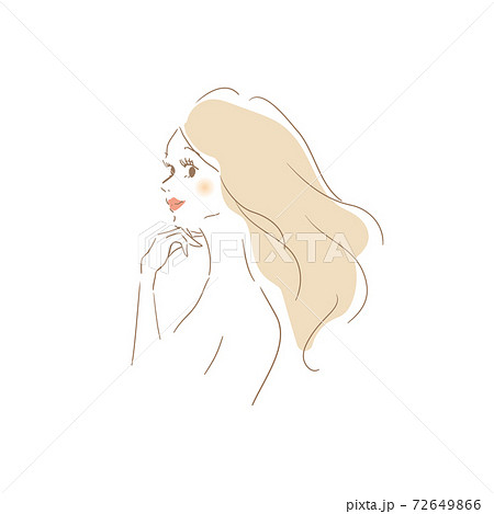 美しい髪の女性 美しい髪の女性 72649866