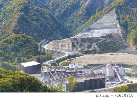 成瀬ダム　工事現場　土木工事　 72650310