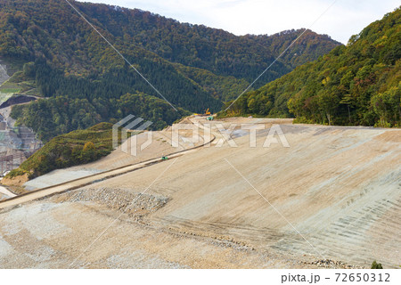 成瀬ダム　工事現場　土木工事　 72650312