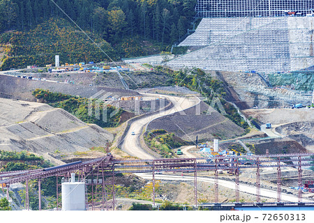 成瀬ダム　工事現場　土木工事　 72650313