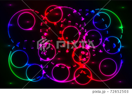 colored glowing rings, Abstract background bright glowing rings, colored glowing rings, Abstract background bright glowing rings, 72652503