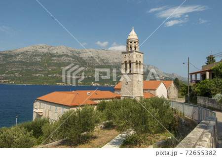 Korcula island with a Dominican Monastery 72655382