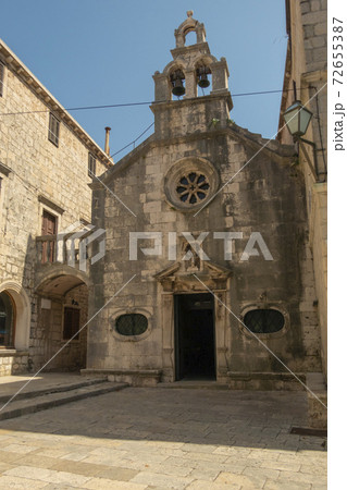 St Michaels Church in Korcula town. St Michaels Church in Korcula town. 72655387