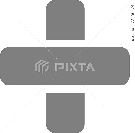 Medical plaster icon on a white background. Medical plaster icon on a white background. 72656274