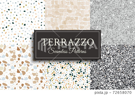 Terrazzo Vector Seamless Pattern, Stone Flooring, Texture Background Terrazzo Vector Seamless Pattern, Stone Flooring, Texture Background 72658070