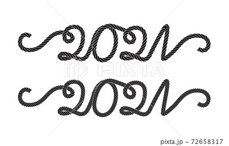 New Year 2021 Numbers Vector Rope Icons, Symbols, Signs New Year 2021 Numbers Vector Rope Icons, Symbols, Signs 72658317