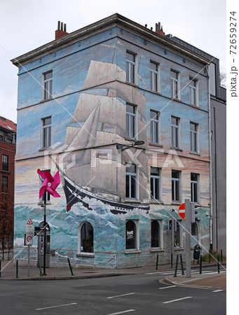 Street art in Brussels Street art in Brussels 72659274