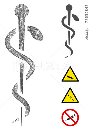 Hatched Medical Needle Vector Mesh Hatched Medical Needle Vector Mesh 72659842